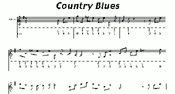 口琴谱 | Country Blues(布鲁斯)