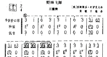 口琴谱 | 野蜂飞舞(三重奏)里姆斯基·柯萨科夫曲 黄毓千编曲