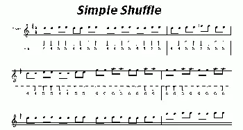 口琴谱 | Simple Shuffle(布鲁斯)