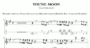 口琴谱 | YOUNG MOON(A调口琴)