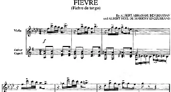 小提琴谱 | FIEVRE(FIEBRE DE TANGO)(发烧探戈 小提琴+吉他)皮亚佐拉