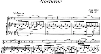 小提琴谱 | Nocturne(约翰·菲尔德作曲版 小提琴+钢琴伴奏)约翰·菲尔德