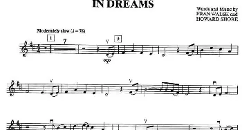 小提琴谱 | IN DREAMS