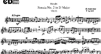 小提琴谱 | Violin Sonata No.2 in D Major