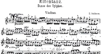 小提琴谱 | Elfentanz 精灵之舞  E.Jenkinson