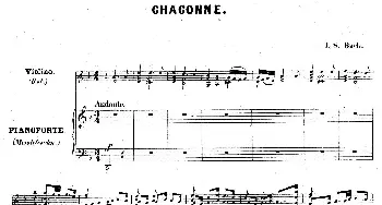 小提琴谱 | CHACONNE(恰空舞曲)(门德尔松改编版)J.S.Bach