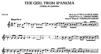 小提琴谱 | THE GIRL FROM LPANEMA