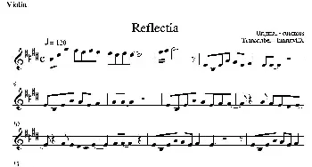 小提琴谱 | Reflectia(真实之泪)