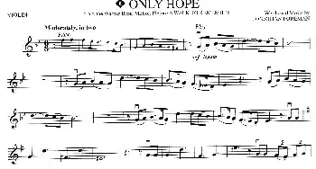 小提琴谱 | ONLY HOPE