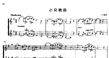 小提琴谱 | 小交响曲(二重奏)丹克拉