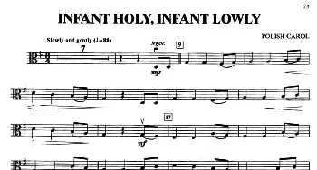 INFANT HOLY, INFANT LOWLY(中提琴分谱)