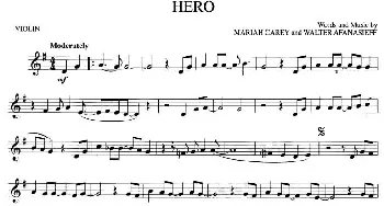 小提琴谱 | HERO