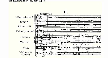 小提琴谱 | D大调小提琴协奏曲 Op.61 第二乐章