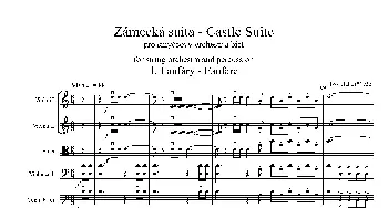 小提琴谱 | Ivo Blaha Zamecka suita - Full Score(城堡套曲)艾沃·布哈