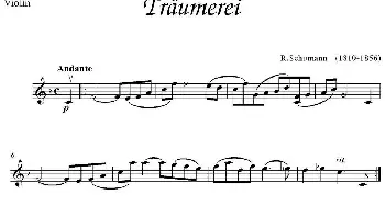 小提琴谱 | Traumerei  R.Schumann