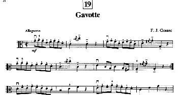 Gavotte(中提琴)