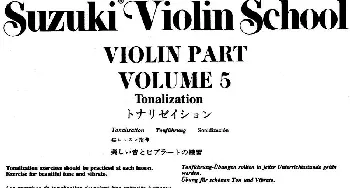小提琴谱 | 铃木小提琴教材第五册(Suzuki Violin School Violin Part VOLUME 5)铃木镇一