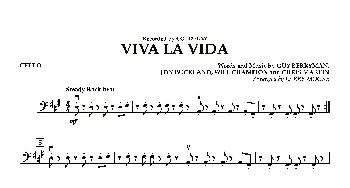 VIVA LA VIDA(大提琴分谱)