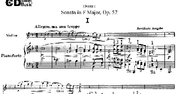 小提琴谱 | Violin Sonata Op.57(小提琴+钢琴伴奏)