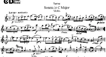 小提琴谱 | Violin Sonata in C Major