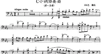 小提琴谱 | C小調协奏曲(第一乐章)
