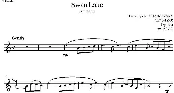 小提琴谱 | Swan Lake(天鹅湖)柴可夫斯基