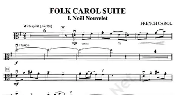 folk carol suite i.noel nouvelet(中提琴 小提琴谱)