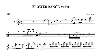 小提琴谱 | Flower Dance  Mond 改编