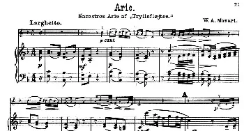 小提琴谱 | Arie.(W.A.Mozart作曲版)(小提琴+钢琴伴奏)