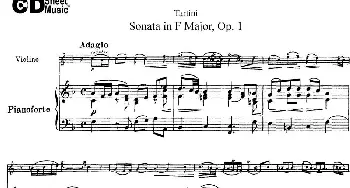 小提琴谱 | Violin Sonata in F Major Op.1(小提琴+钢琴伴奏)