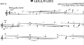 小提琴谱 | EDELWEISS(小提琴谱)