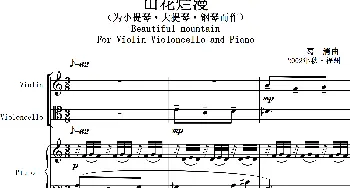 山花烂漫(为小提琴·大提琴·钢琴而作)(For Violin Violoncello And Piano) 葛清 葛清