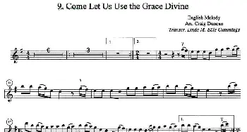 小提琴谱 | Come Let Us Use the Grace Divine