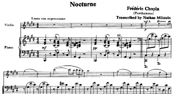 小提琴谱 | NOCTURNE(钢琴伴奏小提琴谱)