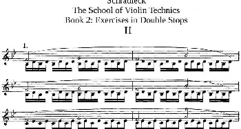 小提琴谱 | 史拉迪克小提琴技术练习 第2册(Ⅱ)