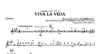 小提琴谱 | VIVA LA VIDA(第一小提琴分谱)