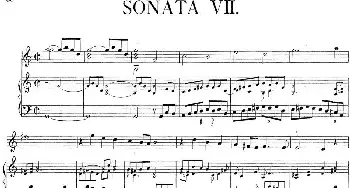 小提琴谱 | Biber Violin Sonata VII(小提琴+钢琴伴奏)