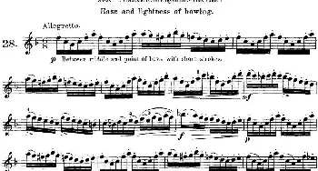 小提琴谱 | 马扎斯小提琴练习曲 Op.36 第一册 特殊练习曲(28)