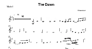 小提琴谱 | The Dawn(亡灵序曲)Dreamtale