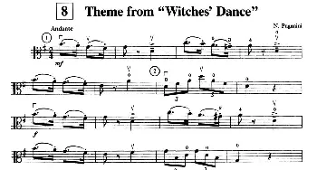 Theme From "Witches'Dance"(中提琴)