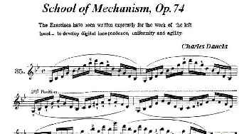 小提琴谱 | School of Mechanism, Op. 74(小提琴技巧练习35——46)丹克拉