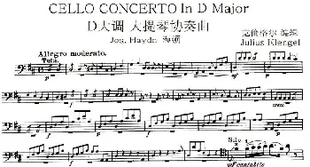 J. Haydn Concerto in D Major(海顿D大调大提琴协奏曲 [大提琴谱])