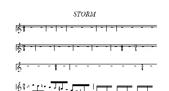 小提琴谱 | STORM(小提琴谱)