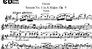 小提琴谱 | Violin Sonata No.1 in A Major Op.9