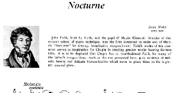 小提琴谱 | 夜曲(Nocturne)(约翰·菲尔德作曲版)约翰·菲尔德 (Field)