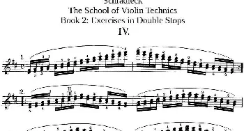 小提琴谱 | 史拉迪克小提琴技术练习 第2册(Ⅳ)