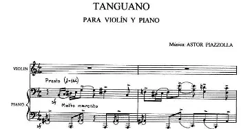 小提琴谱 | TANGUANO(钢琴伴奏小提琴谱)