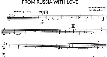 小提琴谱 | FROM RUSSIA WITH LOVE