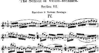 小提琴谱 | 史拉迪克小提琴技术练习 第3册(Ⅳ)