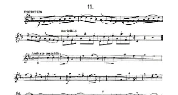 小提琴谱 | 36 Studi Melodici E Facilissimi Op.48之11—20(36首容易旋律 作品.48)Charles Dancla (丹克拉）